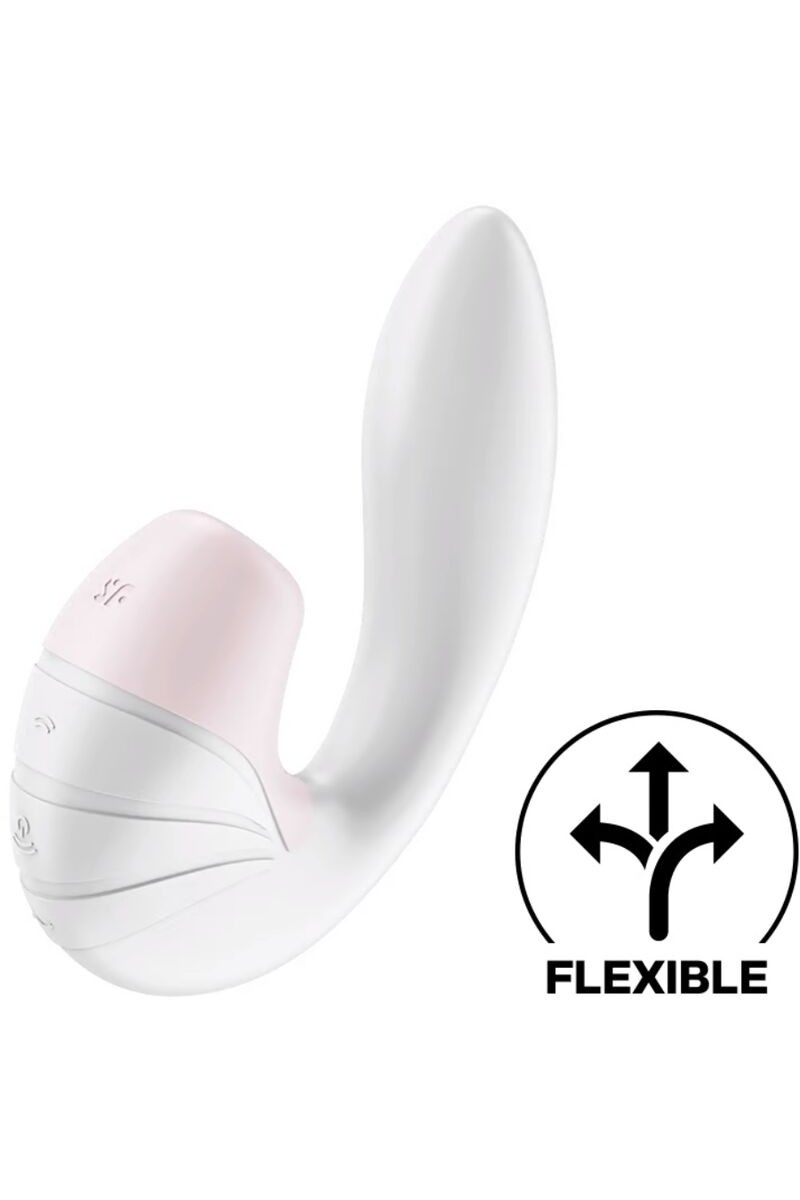 SATISFYER SUPERNOVA ESTIMULADOR Y VIBRADOR BLANCO