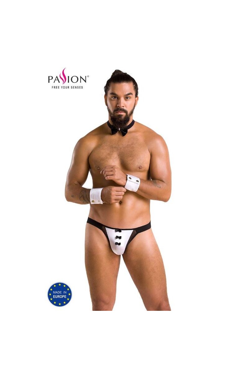 PASSION 036 SLIP ALFROJO NEGRO S M