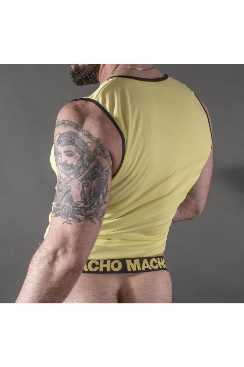 MACHO CAMISETA AMARILLO S M