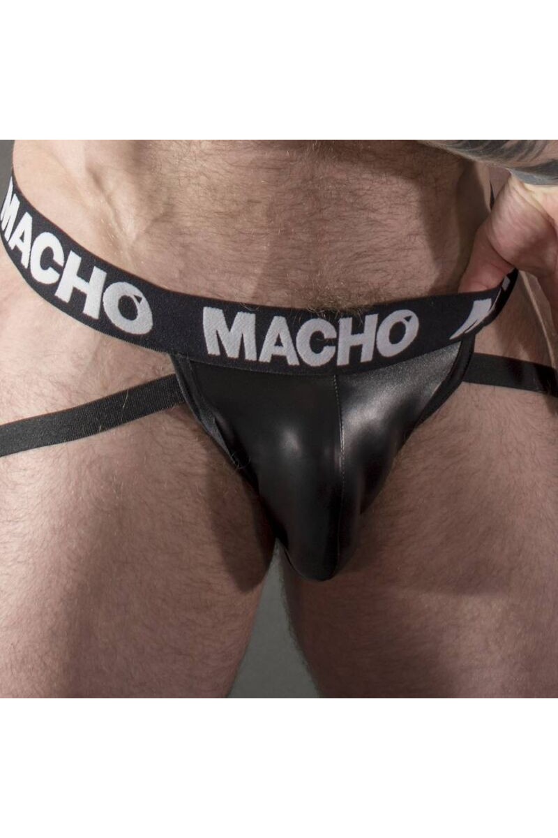 MACHO MX25NC JOCK CUERO NEGRO S