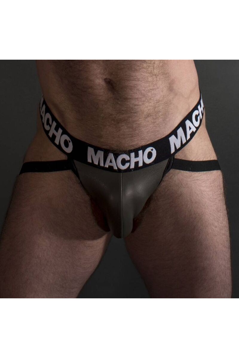 MACHO MX27GR JOCK CUERO GRIS BEIGE S