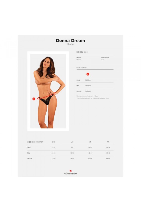 OBSESSIVE DONNA DREAM TANGA XS S