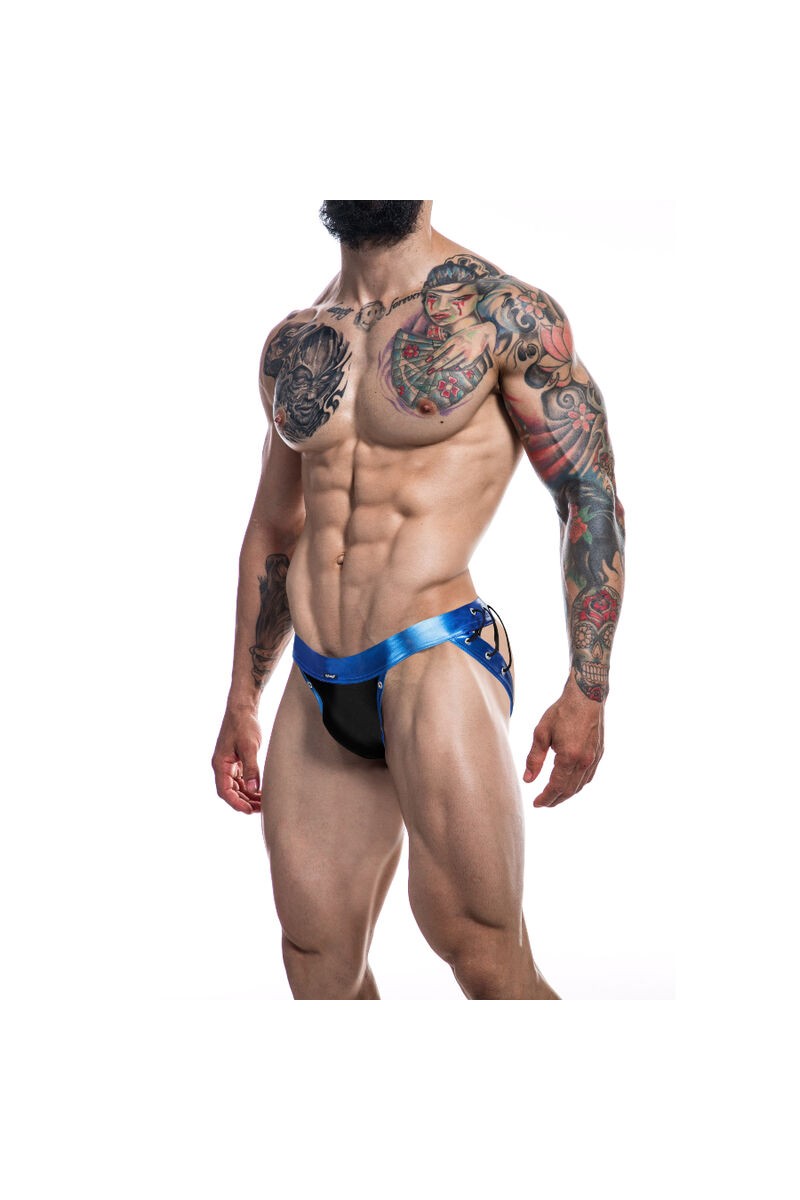 CUT4MEN JOCKSTRAP DESIRE CUERO AZUL S