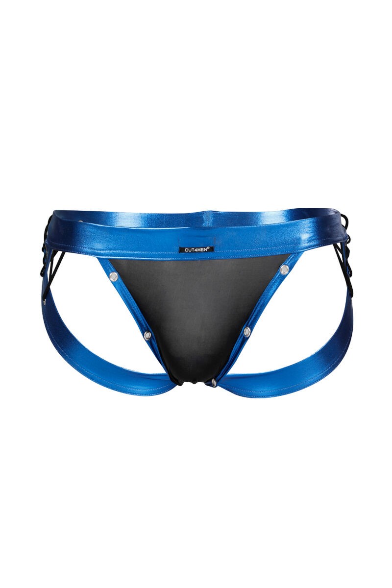 CUT4MEN JOCKSTRAP DESIRE CUERO AZUL S