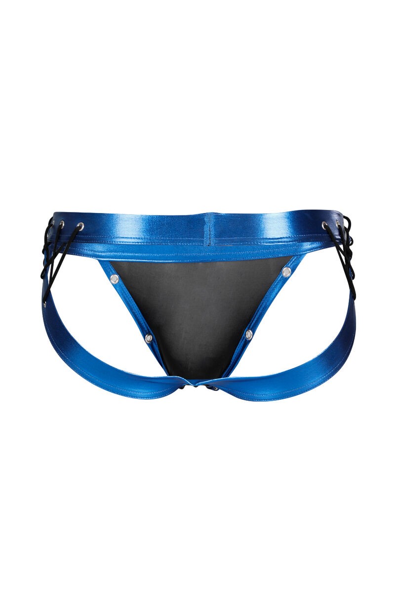 CUT4MEN JOCKSTRAP DESIRE CUERO AZUL S