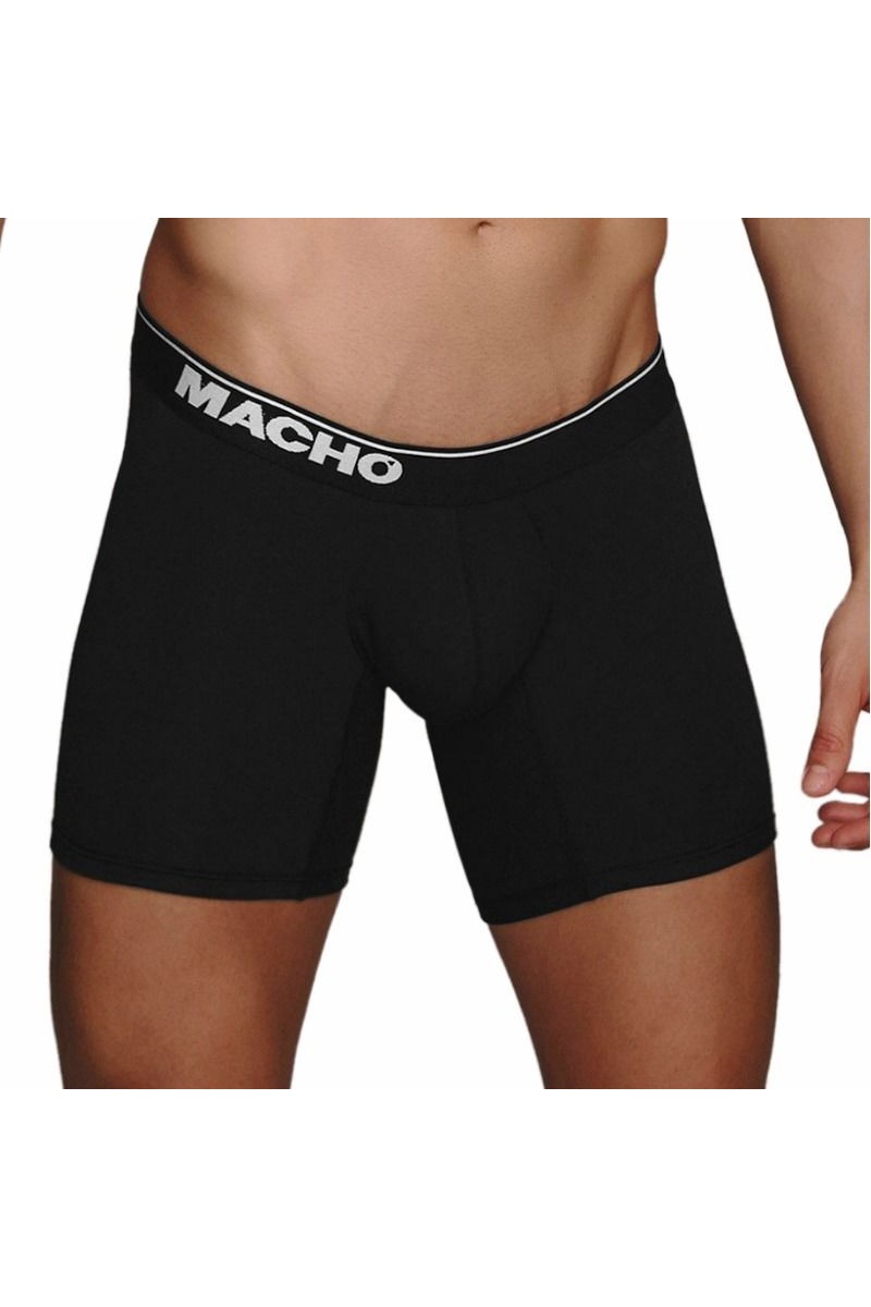 MACHO MC087 BOXER LARGO NEGRO TALLA S