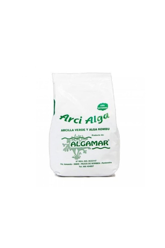 Arcialga (arcilla verde y alga kombu) 500 g Algamar