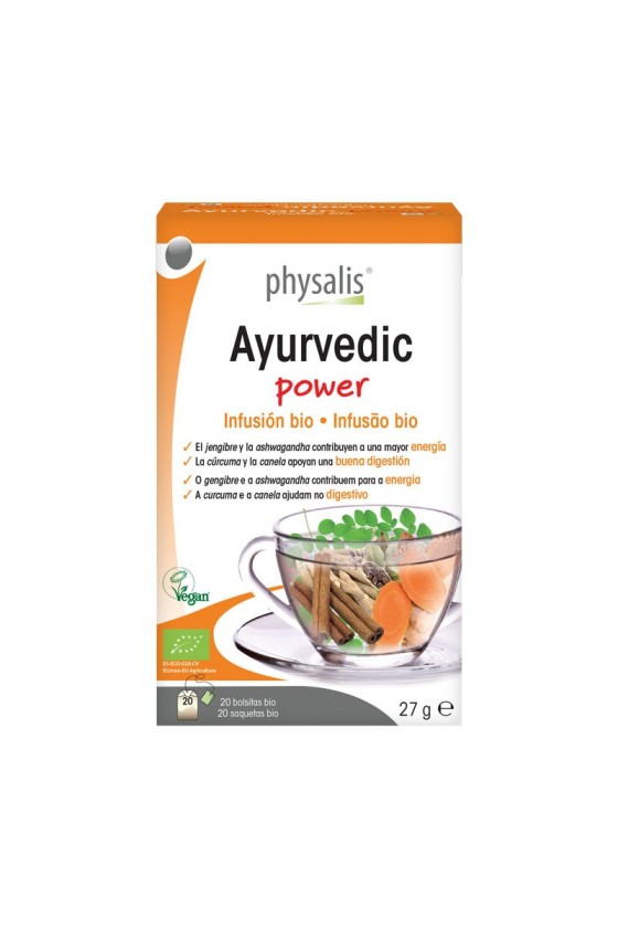 Ayurvedic power infusion Bio 20 filtros Physalis