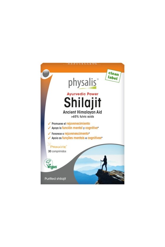 Shilajit vegan 30 comprimidos Physalis