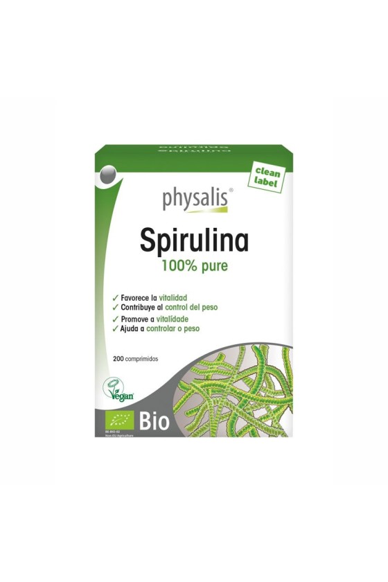 Spirulina Bio 200 comprimidos Physalis