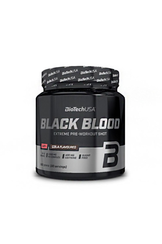 Pre-entrenamiento Black Blood CAF+ Cola 300g BiotechUSA